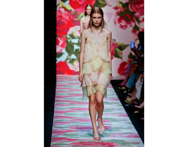 <p><em>Collezione primavera estate 2020 di Blumarine</em></p><p><em>Credits: Getty Images</em></p>