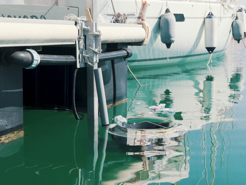 <p>Un'immagine del Seabin</p>