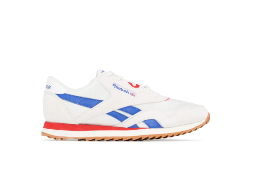 <p>Sneakers bianche con dettagli rosso e blu (REEBOK)</p>