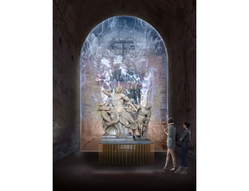 <p><span>Un’installazione di <em>Raffaello e la Domus Aurea. L’invenzione delle grottesche</em> dal 19 marzo a Roma</span></p>