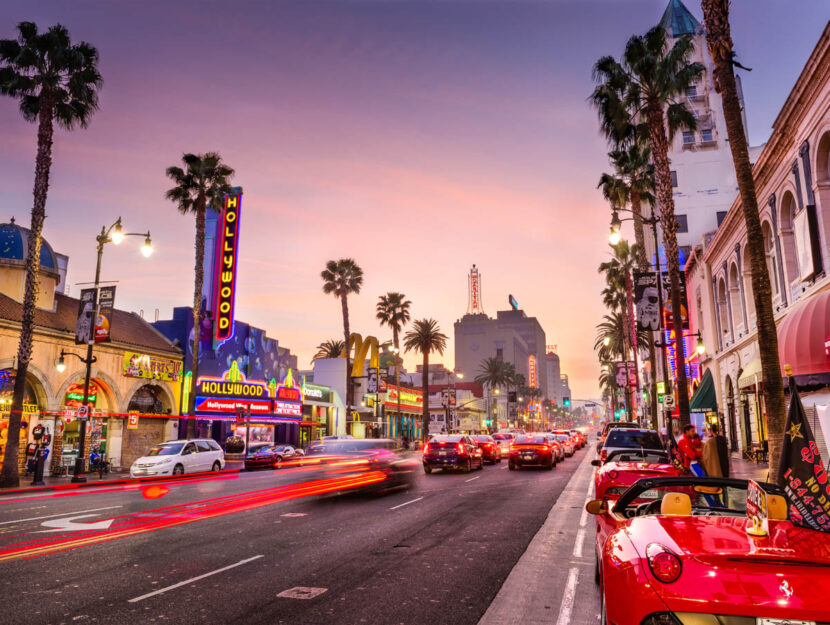 <p>Los Angeles, Hollywood Boulevard</p>